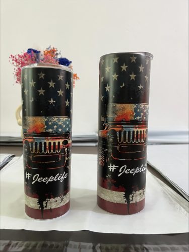 JPP All Over Print 20oz and 30oz Skinny Tumbler Style 3 photo review