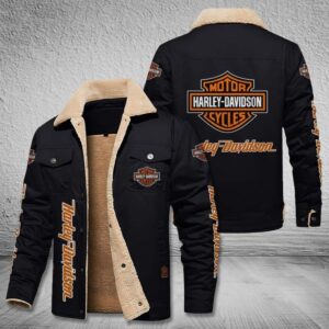 Harley-Davidson Design Casual Winter Leather Jacket VS11