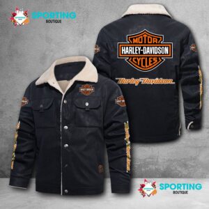 Harley-Davidson Design Casual Winter Leather Jacket VS13