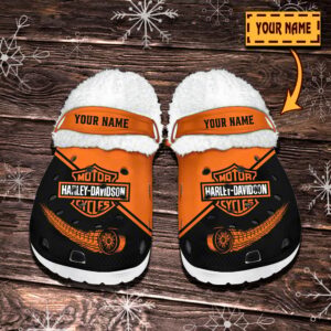 Harley-Davidson Custom Name Classic Casual Crocs Shoes VS01