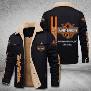 Harley-Davidson Design Casual Winter Leather Jacket VS10