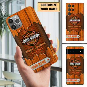 Harley-Davidson Custom Name Phone Case For All Phone Models VS4