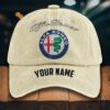 Alfa Romeo Custom Name Universal Fit Unisex Classic Cap VS38