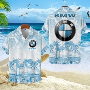 BMW Custom Name Unisex Summer Casual Hawaiian Shirts VS15