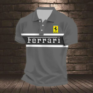 Ferrari Modern Fit Luxe Classic Polo Shirt VS13