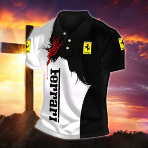 Ferrari Modern Fit Luxe Classic Polo Shirt VS15