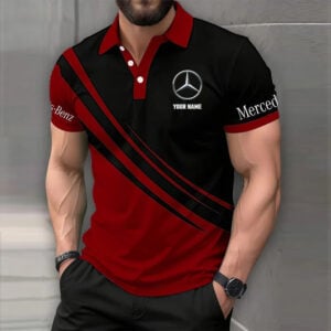 Mercedes Custom Name Modern Fit Luxe Classic Polo Shirt VS14