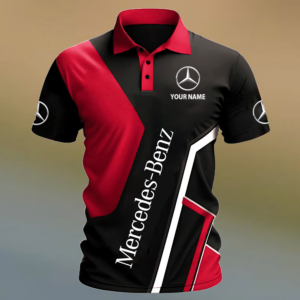 Mercedes Custom Name Modern Fit Luxe Classic Polo Shirt VS15