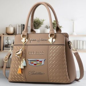 Cadillac Custom Name Classic Leather Women Handbag VS04