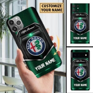 Alfa Romeo Custom Name Phone Case For All Phone Models VS24