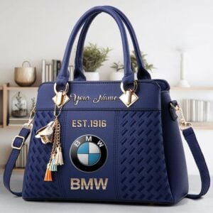 BMW Custom Name Classic Leather Women Handbag VS04