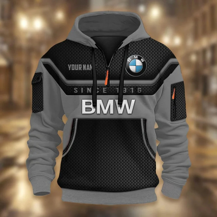 BMW DMHT1725 3D Half-zip Hoodie Multicolor (5)