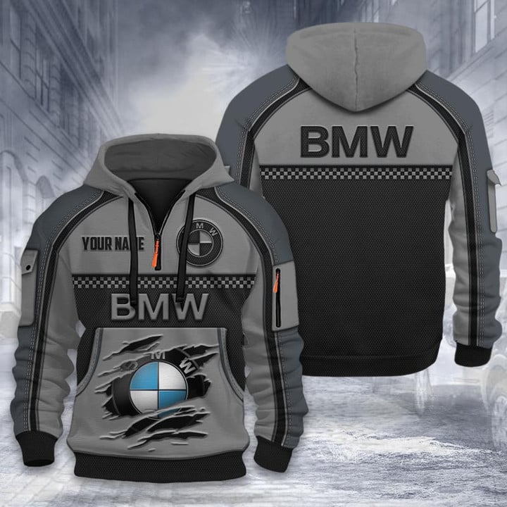 BMW DMHT1905 3D Half-zip Hoodie Multicolor (1)