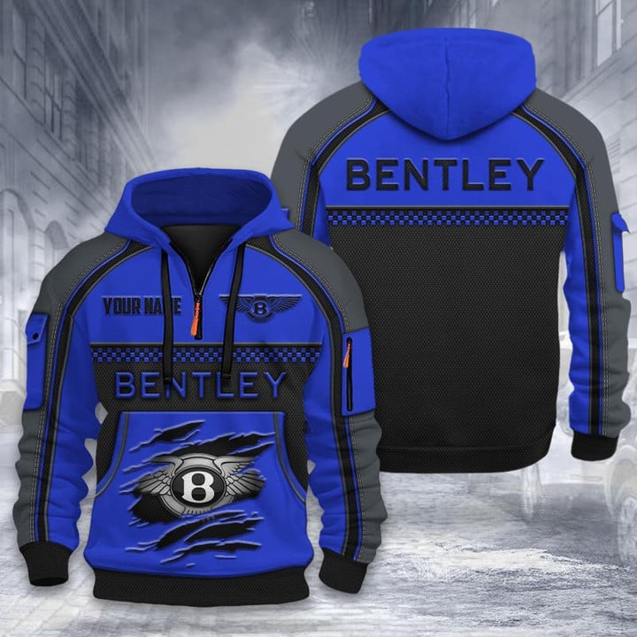 Bentley DMHT1904 3D Half-zip Hoodie Multicolor (1)