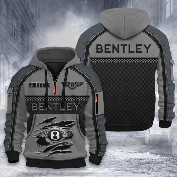 Bentley DMHT1904 3D Half-zip Hoodie Multicolor (2)
