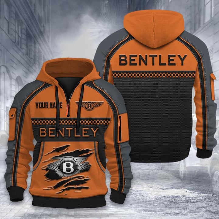 Bentley DMHT1904 3D Half-zip Hoodie Multicolor (5)
