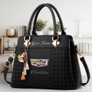 Cadillac Custom Name Classic Leather Women Handbag VS3