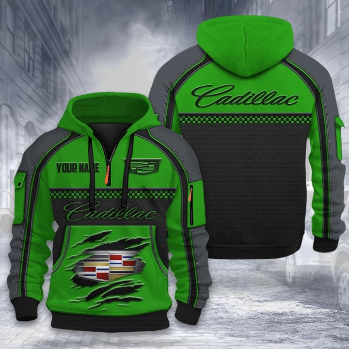Cadillac DMHT1909 3D Half-zip Hoodie Multicolor (1)