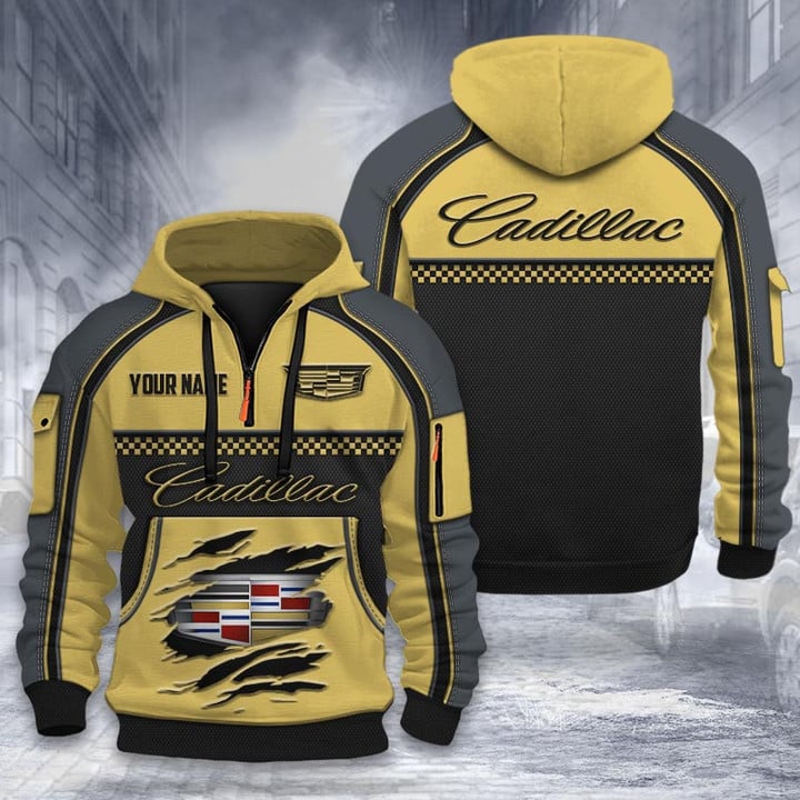 Cadillac DMHT1909 3D Half-zip Hoodie Multicolor (3)