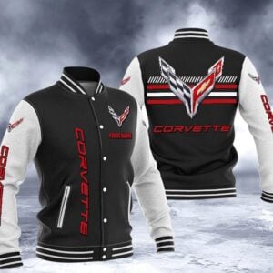 Corvette Custom Name Baseball Jacket Full Color VS05