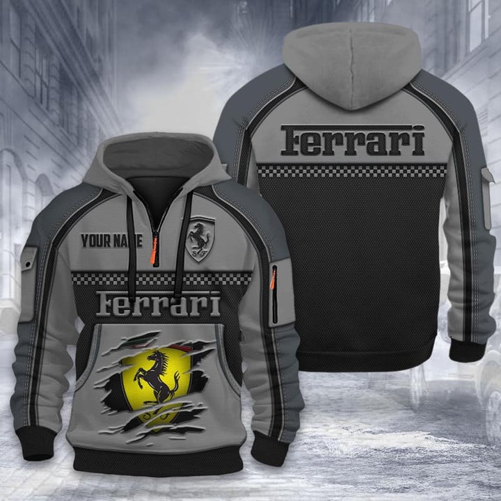 Ferrari DMHT1919 3D Half-zip Hoodie Multicolor (2)