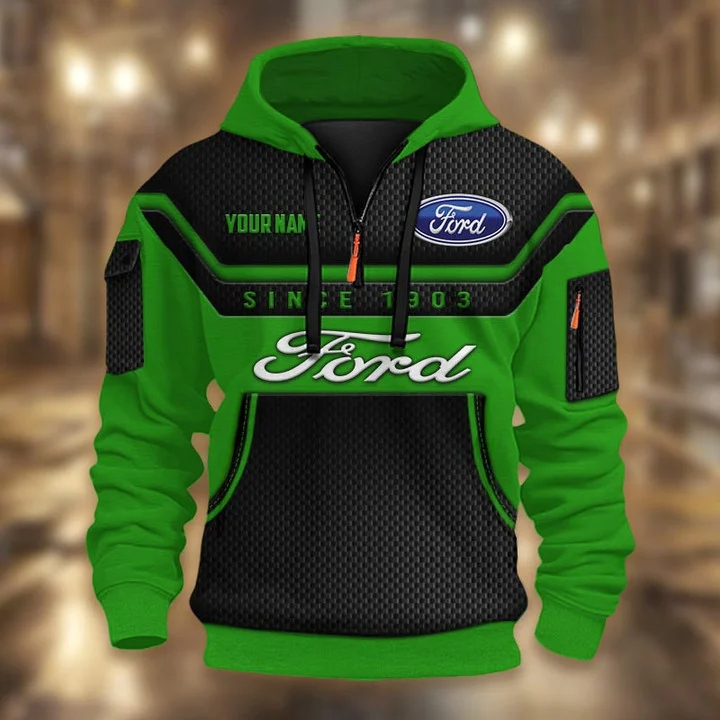 Ford DMHT1742 3D Half-zip Hoodie Multicolor (3)