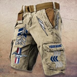 Mustang Custom Name Fashion Design Short VS04