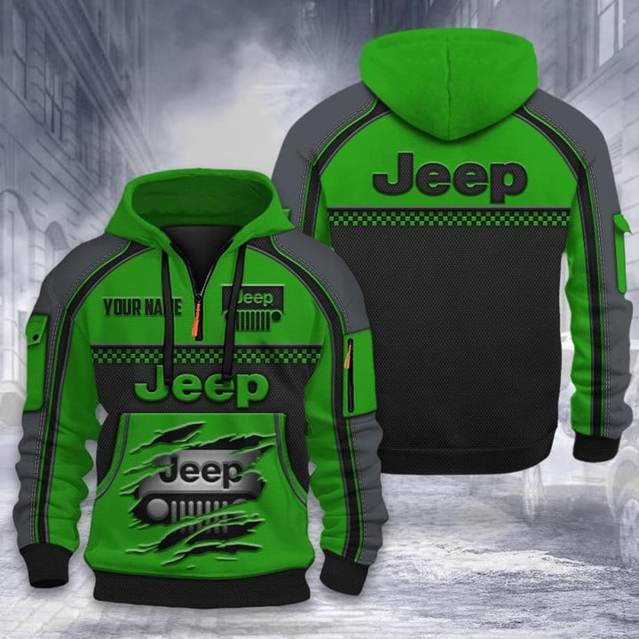 Jeep DMHT1934 3D Half-zip Hoodie Multicolor (5)