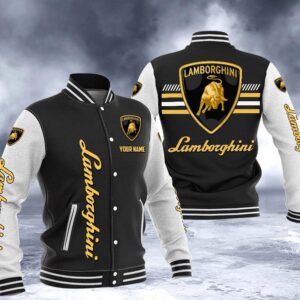 Lamborghini Custom Name Baseball Jacket Full Color VS05