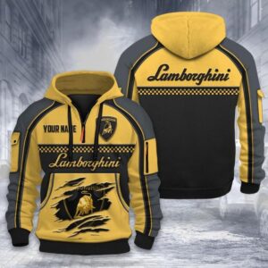 Lamborghini Custom Name High Quality Cotton Thick Hoodie VS18