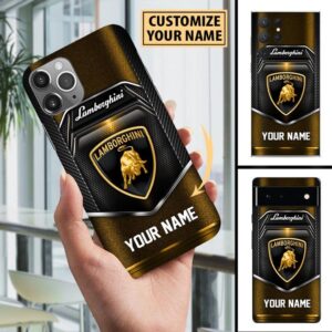 Lamborghini Custom Name Phone Case For All Phone Models VS24