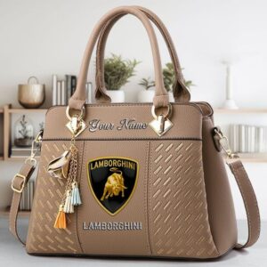 Lamborghini Custom Name Classic Leather Women Handbag VS3