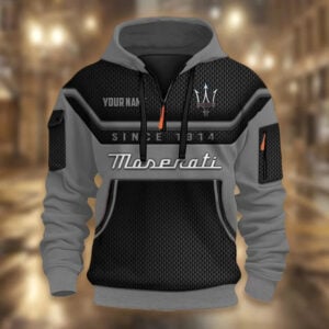 Maserati Custom Name High Quality Cotton Thick Hoodie VS17