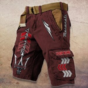 Maserati Custom Name Fashion Design Short VS04