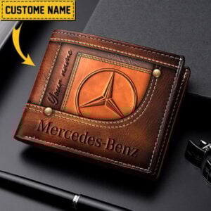 Mercedes-Benz Custom Name Casual Leather Wallet VS20