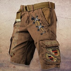 Porsche Custom Name Fashion Design Short VS03