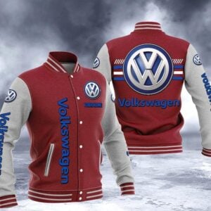 Volkswagen Custom Name Baseball Jacket Full Color VS05