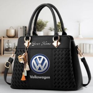 Volkswagen Custom Name Classic Leather Women Handbag VS3