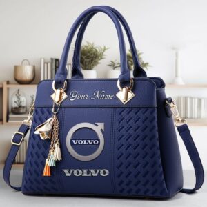 Volvo Custom Name Classic Leather Women Handbag VS3