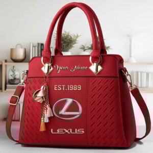 Lexus Custom Name Classic Leather Women Handbag VS04