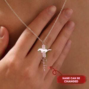 Ford Custom Name Multicolored Premium 925 Sterling Silver Necklace VS3