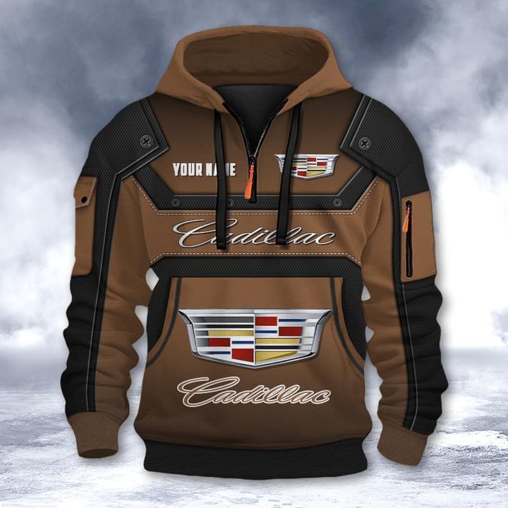 Cadillac DMHT2178 3D Half-zip Hoodie Multicolor (2)