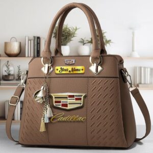 Cadillac Custom Name Classic Leather Women Handbag VS7