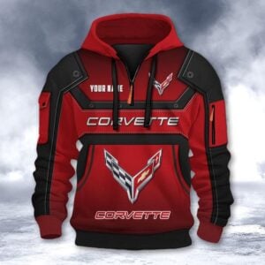 Corvette Custom Name High Quality Cotton Thick Hoodie VS19