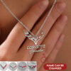 Corvette Classic Custom Name Women Necklace VS17