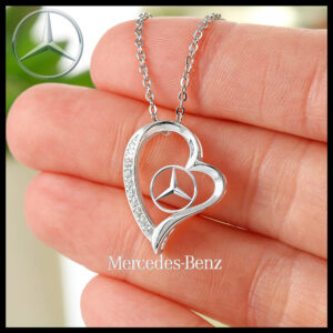 Mercedes Classic Design Genuine Silver Women Necklace VS2