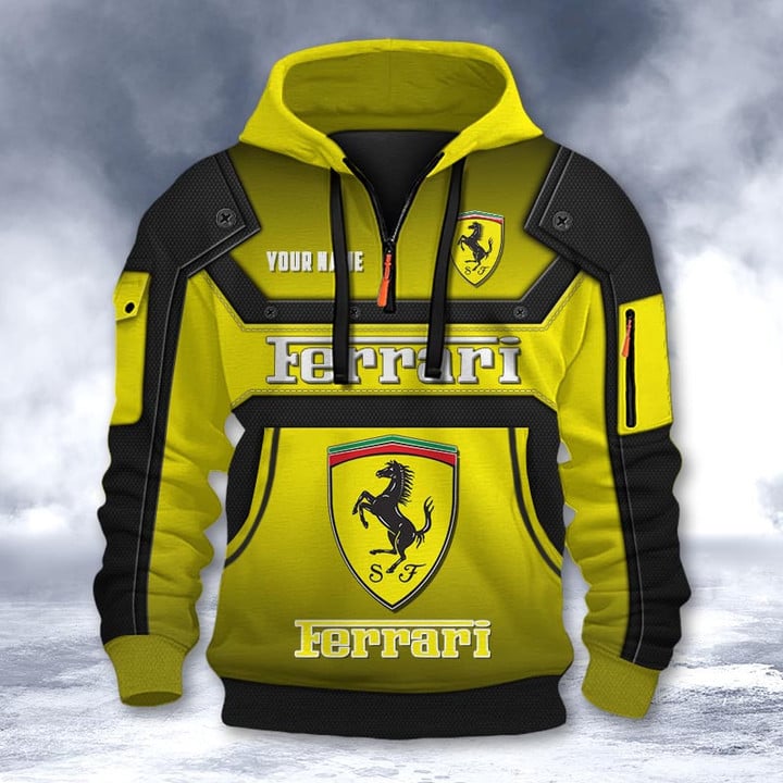Ferrari DMHT2188 3D Half-zip Hoodie Multicolor (6)