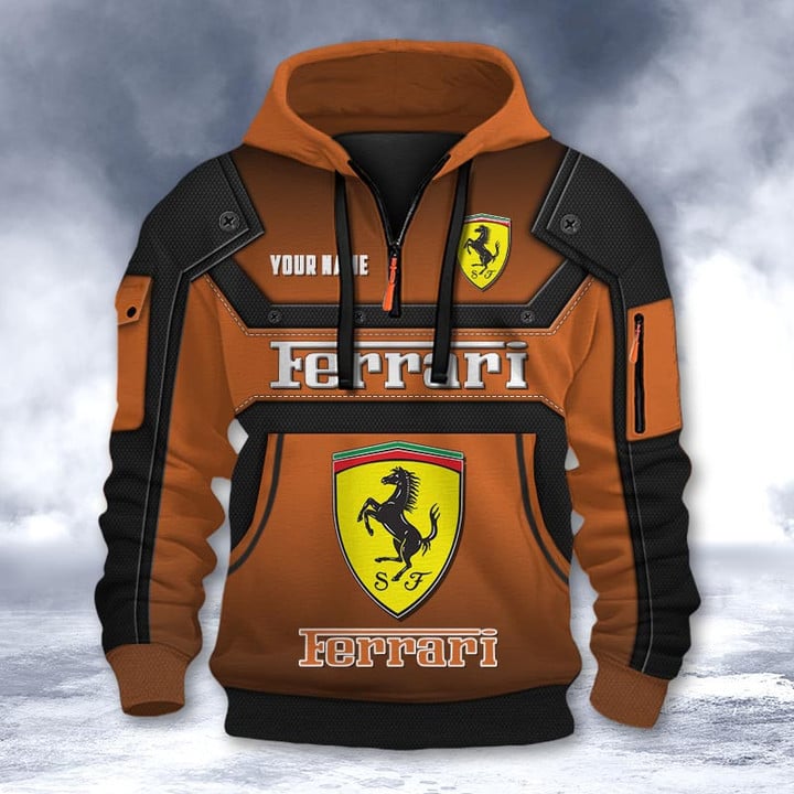 Ferrari DMHT2188 3D Half-zip Hoodie Multicolor (7)