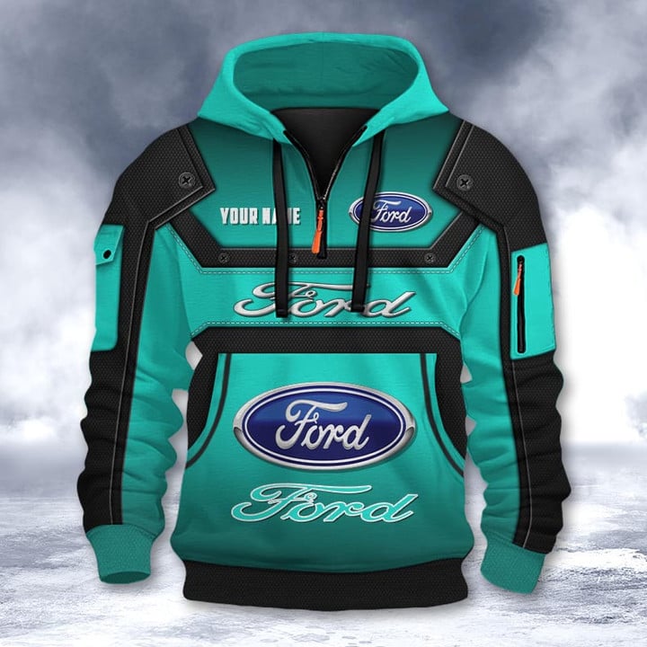 Ford DMHT2191 3D Half-zip Hoodie Multicolor (1)