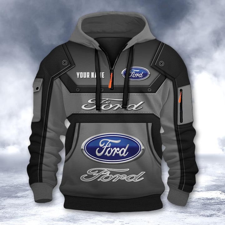 Ford DMHT2191 3D Half-zip Hoodie Multicolor